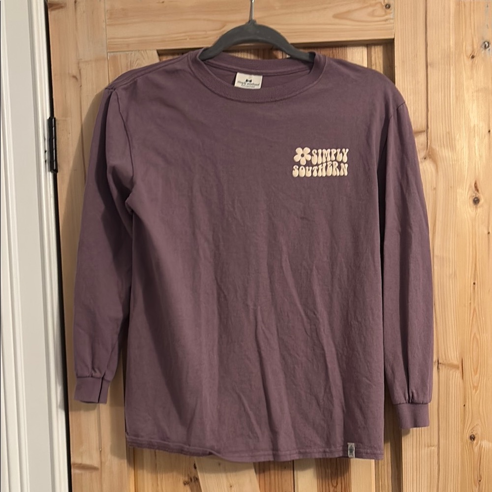 Simply Southern Purple Long Sleeve Shirt